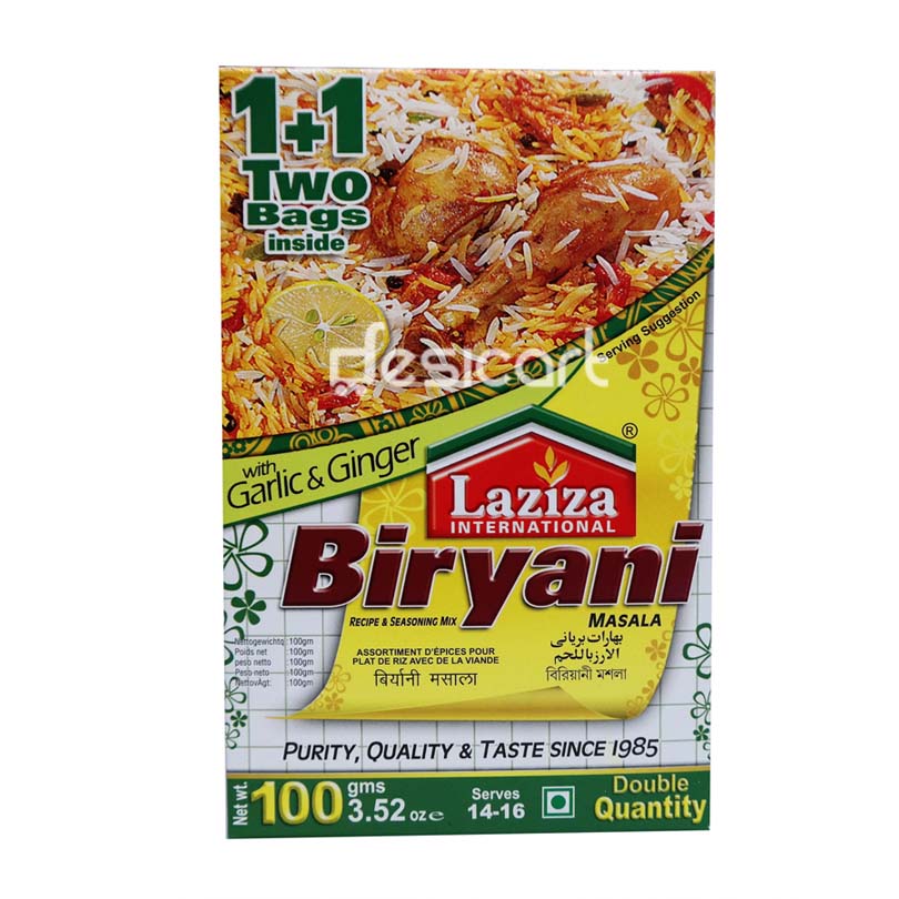 LAZIZA BIRYANI MASALA MIX 100G