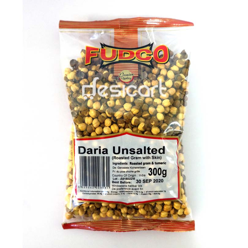 FUDCO DARIA UNSALTED ROASTED GRAM WITH SKIN 300g