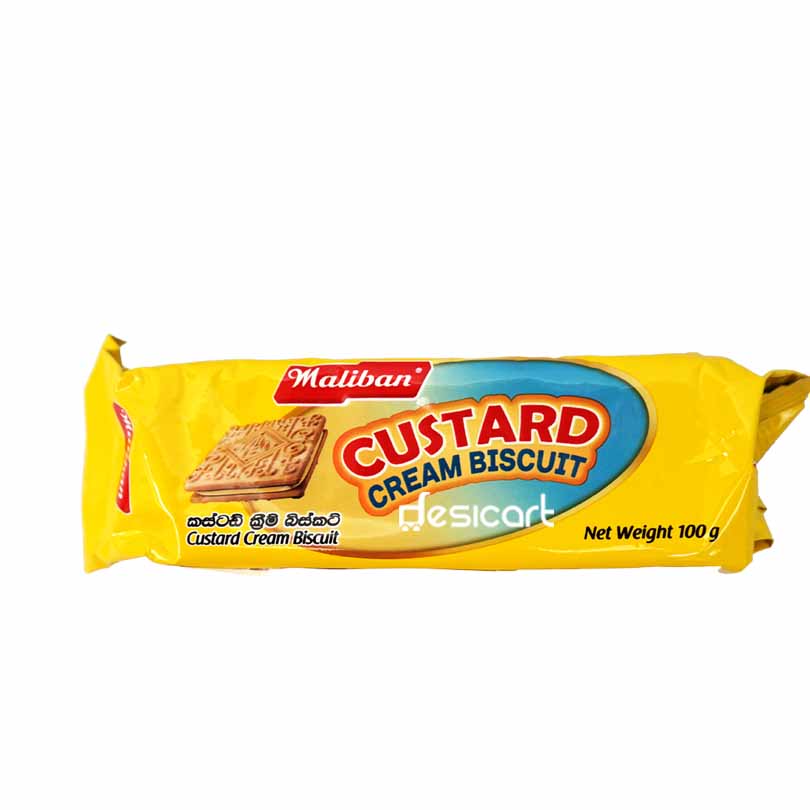 MALIBAN CUSTARD CREAM BISCUITS 100G
