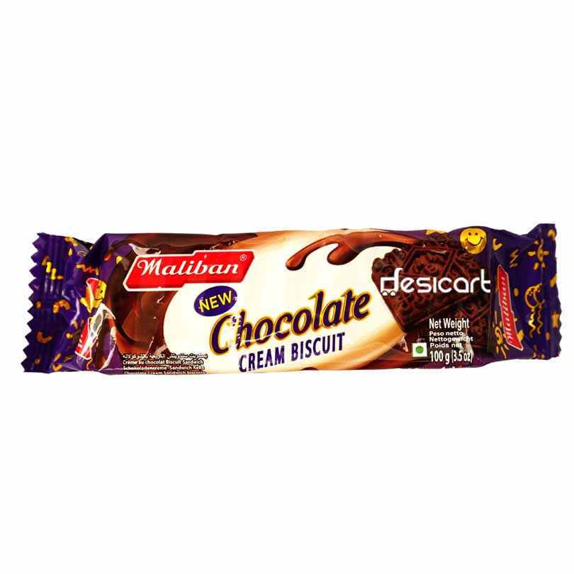 MALIBAN CHOCOLATE CREAM BISCUIT 100g