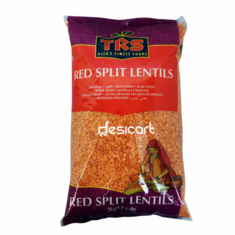 TRS RED SPLIT LENTILS 2KG