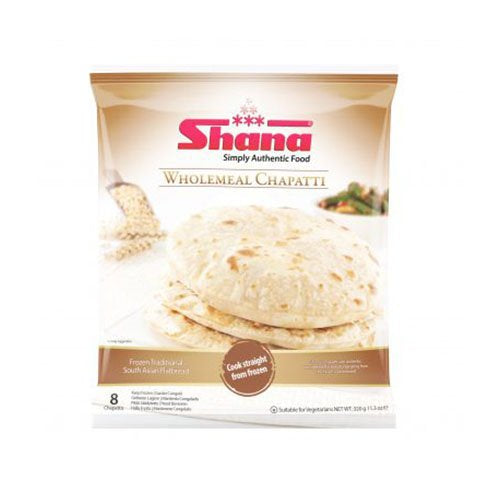 Shana Chappati 8's Wholemeal 320g