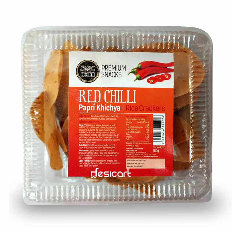 HEERA RED CHILLI PAPRI KHICHIYA 250G