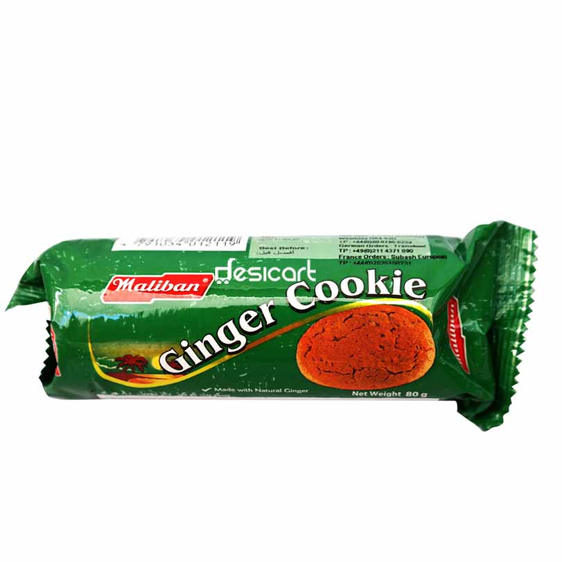 MALIBAN GINGER NUT 80G