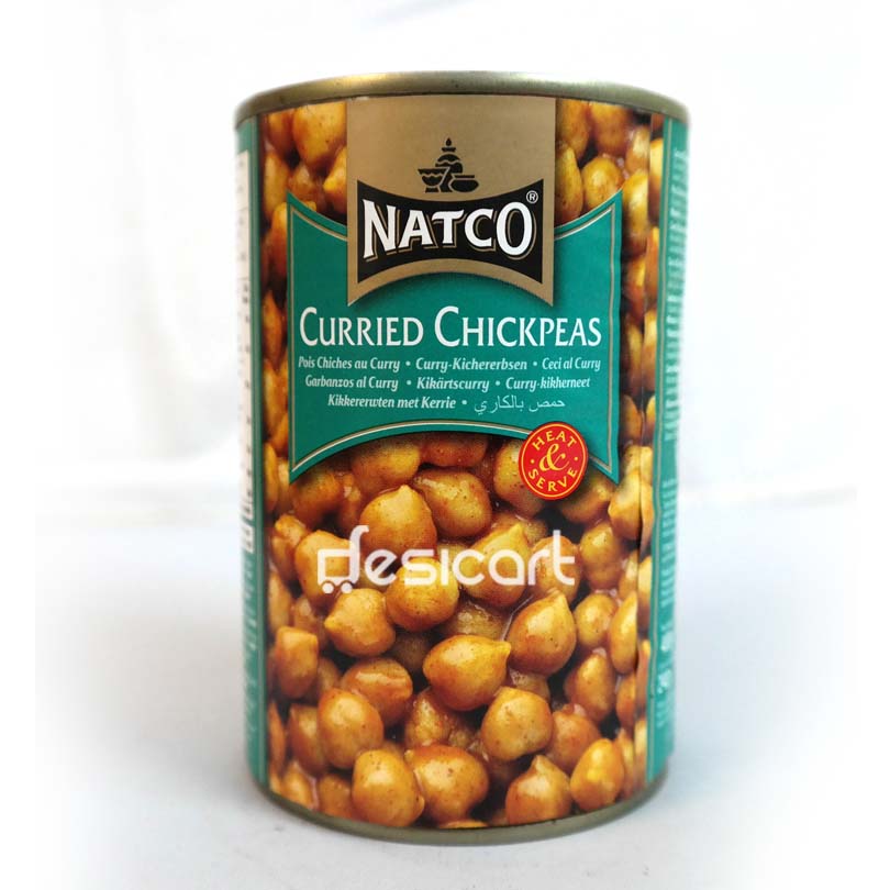 NATCO CURRIED CHICKPEAS 400G