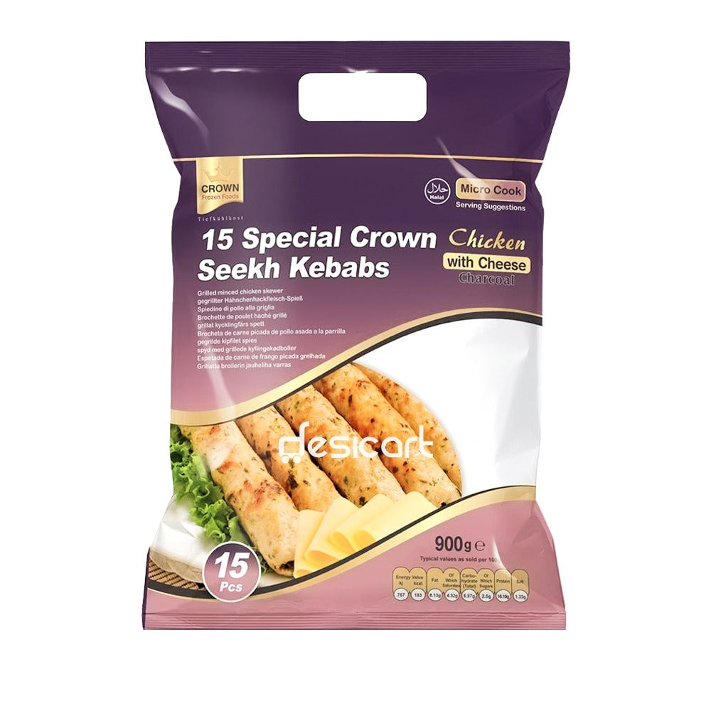 CROWN 15 SPECIAL SEEKH KEBAB CHICKEN 1KG
