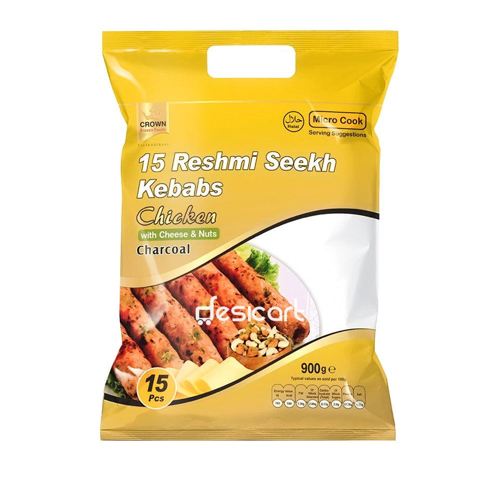 CROWN 15 RESHMI SEEKH KEBAB CHICKEN 1KG
