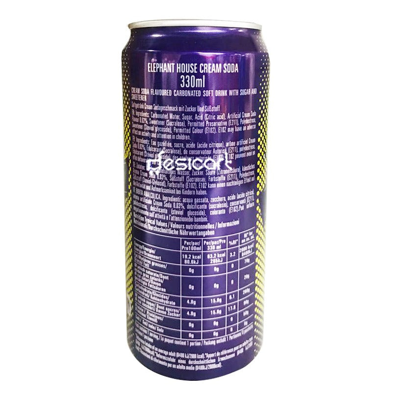ELEPHANT HOUSE CREAM SODA 330ML