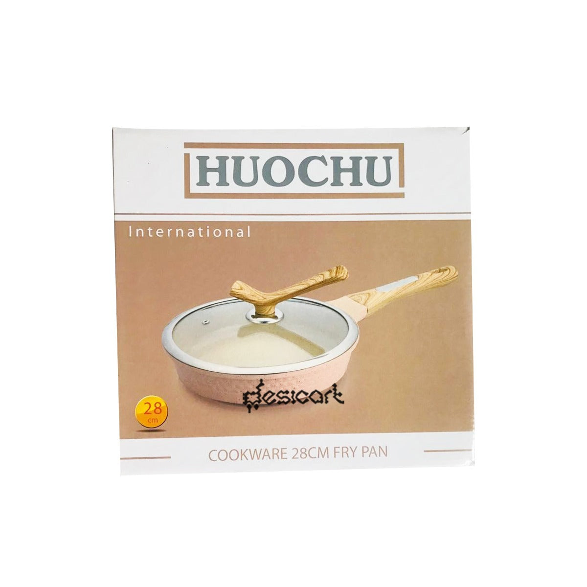 UNION FRY PAN WITH COVER ALUMINUM MATERIAL 28CM(QSUB-0058)