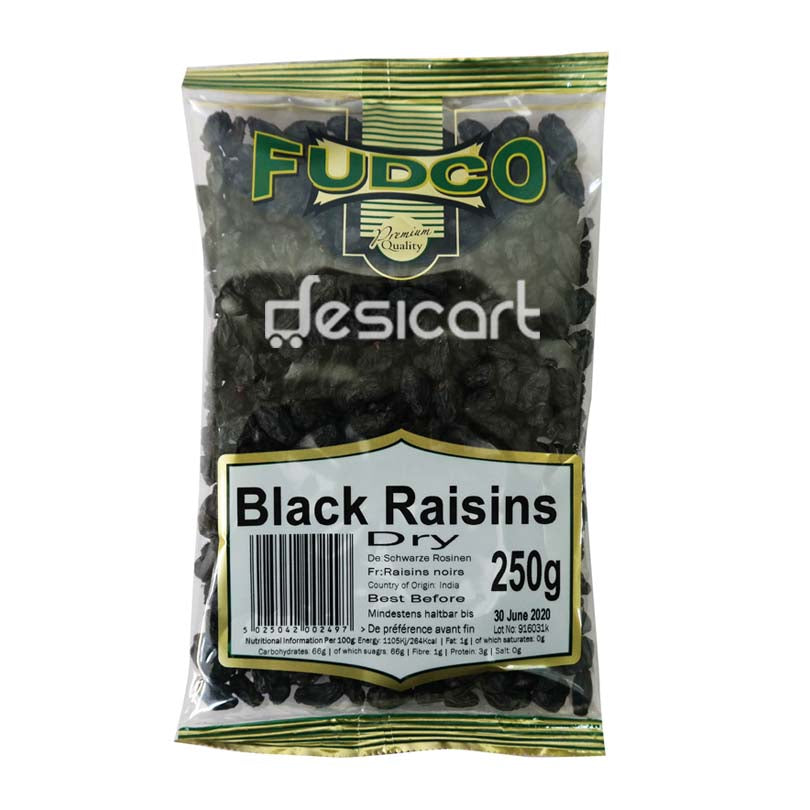 Fudco Dry Black Raisins 250g