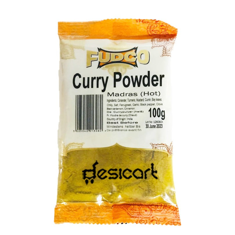 FUDCO MADRAS CURRY POWDER HOT 100G