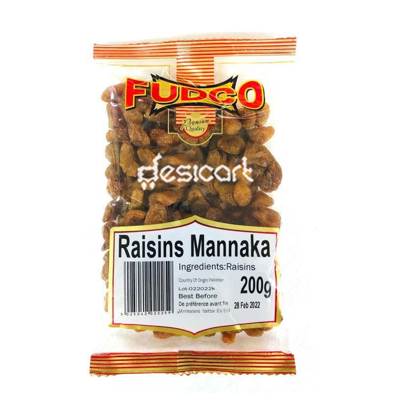 FUDCO RAISINS MANNAKA 200G