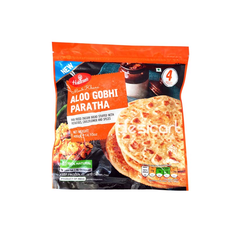 Haldiram's Paratha Aloo Gobi 4Pcs 400g