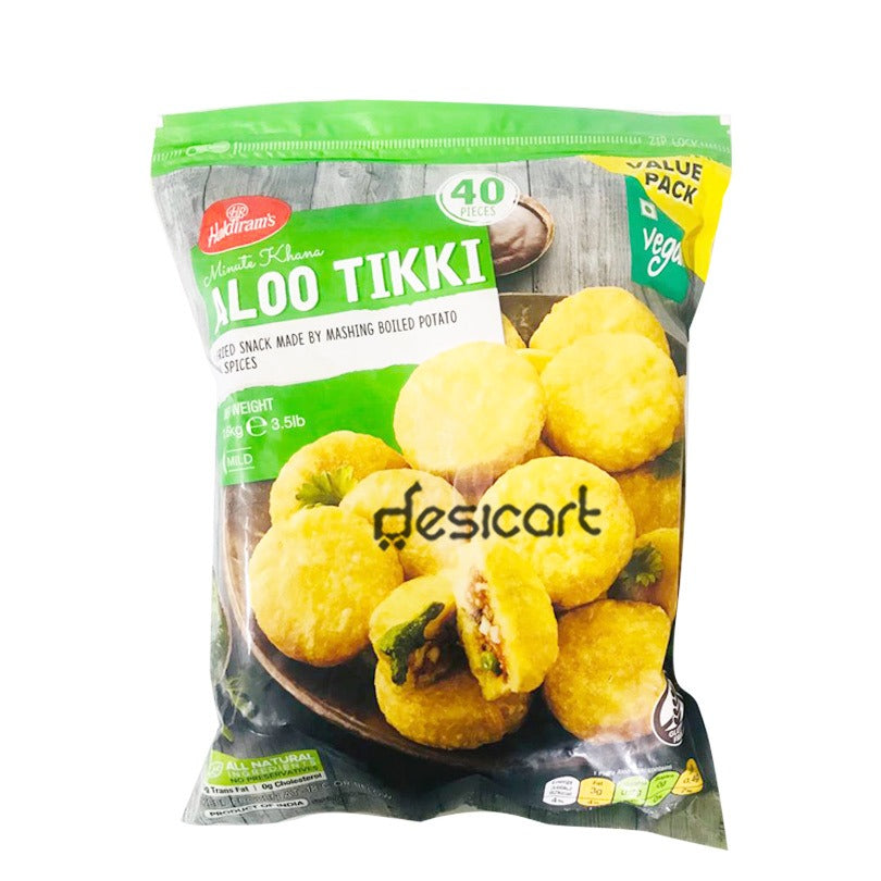 Haldiram Minute Khana Aloo Tikki 1.6kg (40Pcs)