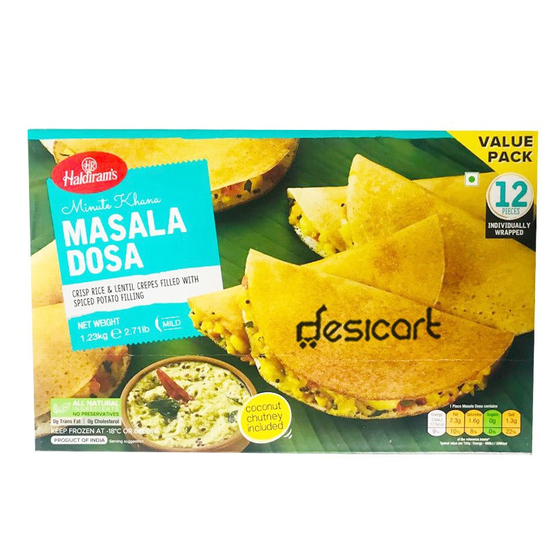 HALDIRAMS MASALA DOSA 12PCS 1.23KG