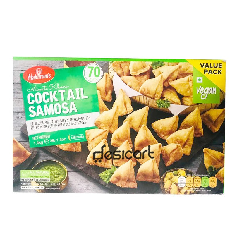Haldiram's Cocktail Samosa 70pcs 1.4kg