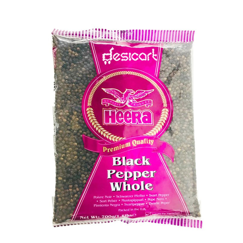 HEERA BLACK PEPPER WHOLE 700G