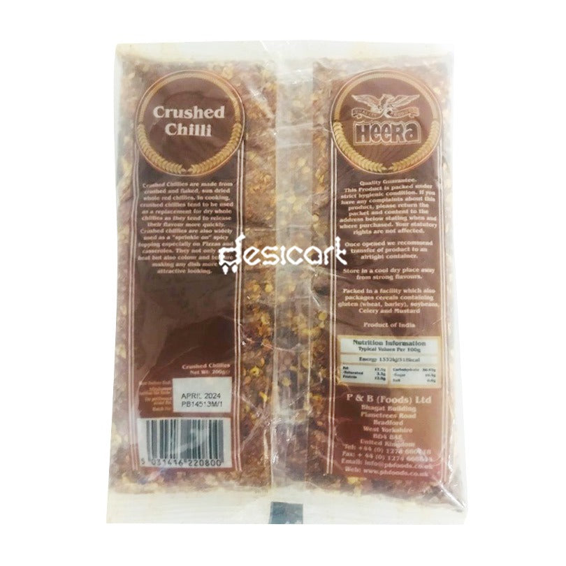 HEERA CRUSHED CHILLI 200G