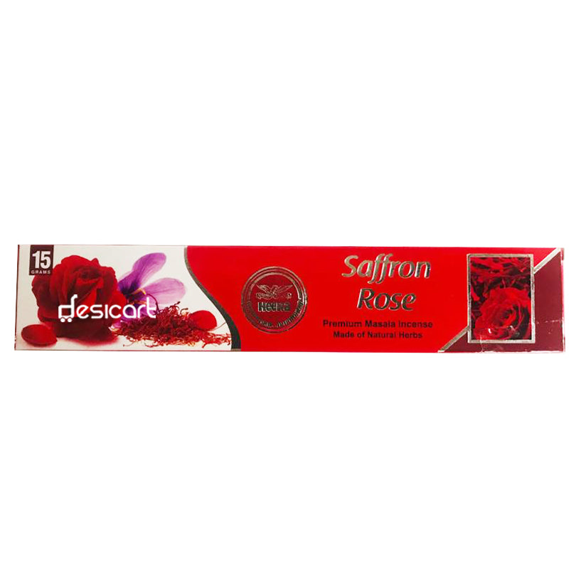 HEERA SAFFRON ROSE AGARBATHI 15G
