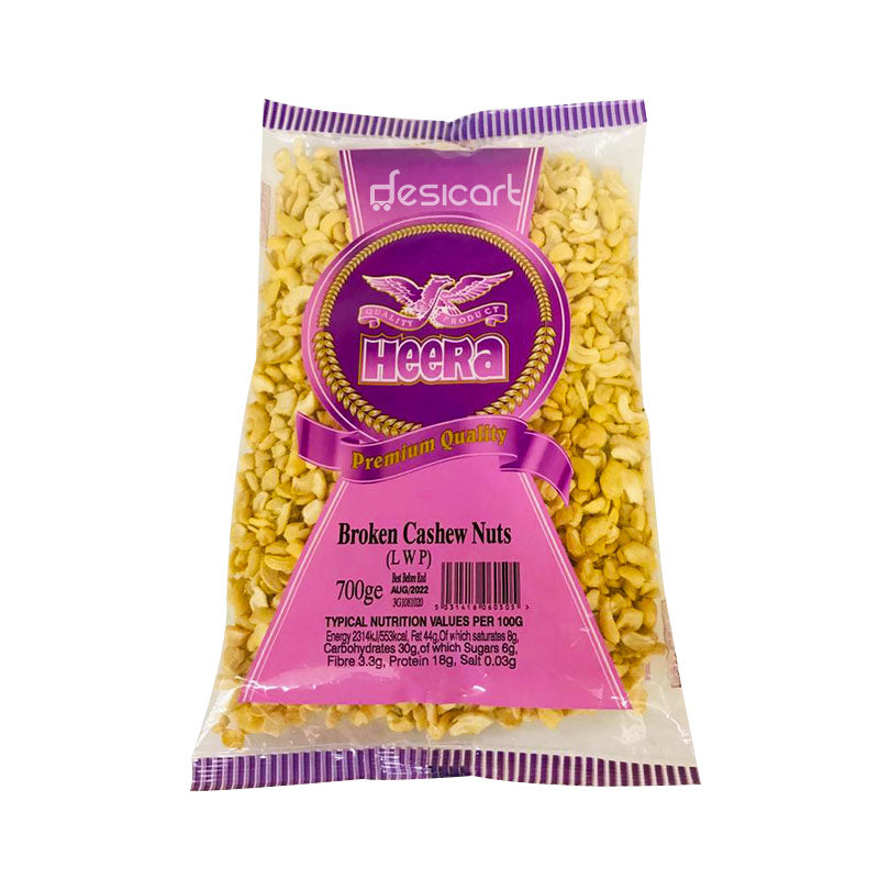HEERA BROKEN CASHEW NUTS 700G