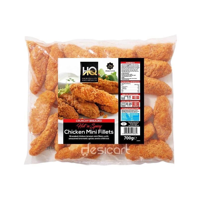 HQ HOT & SPICY CHICKEN MINI FILLET 600G