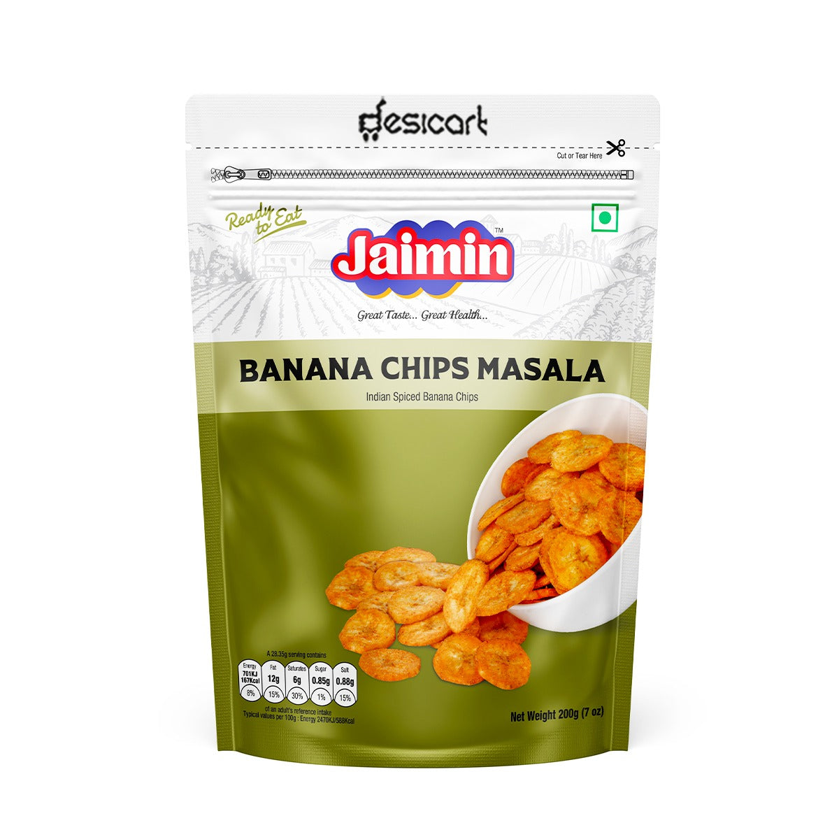 Jaimin Banana Chips Masala 200g
