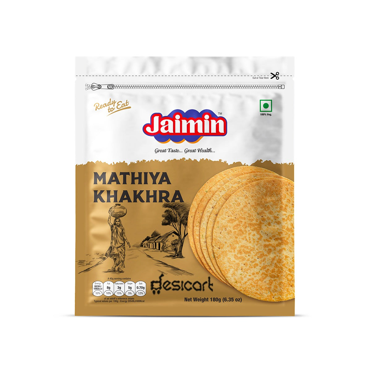 Jaimin Mathiya Khakhra 180g