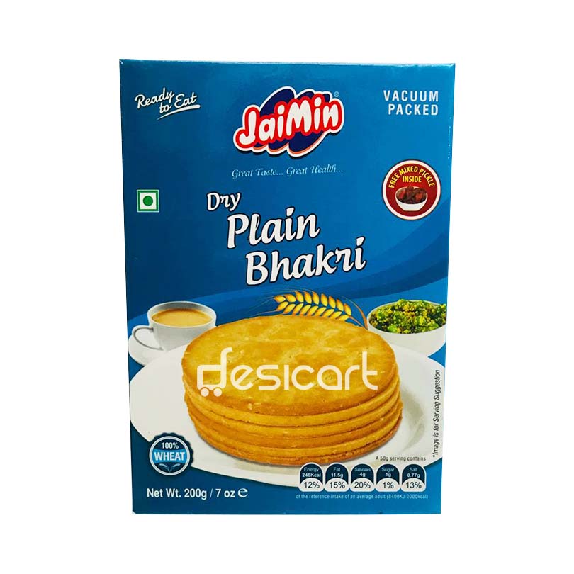 Jaimin Dry Plain Bhakri 200g