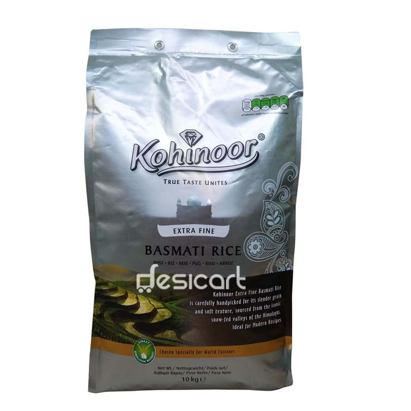 KOHINOOR BASMATI(SILVER) RICE 10KG