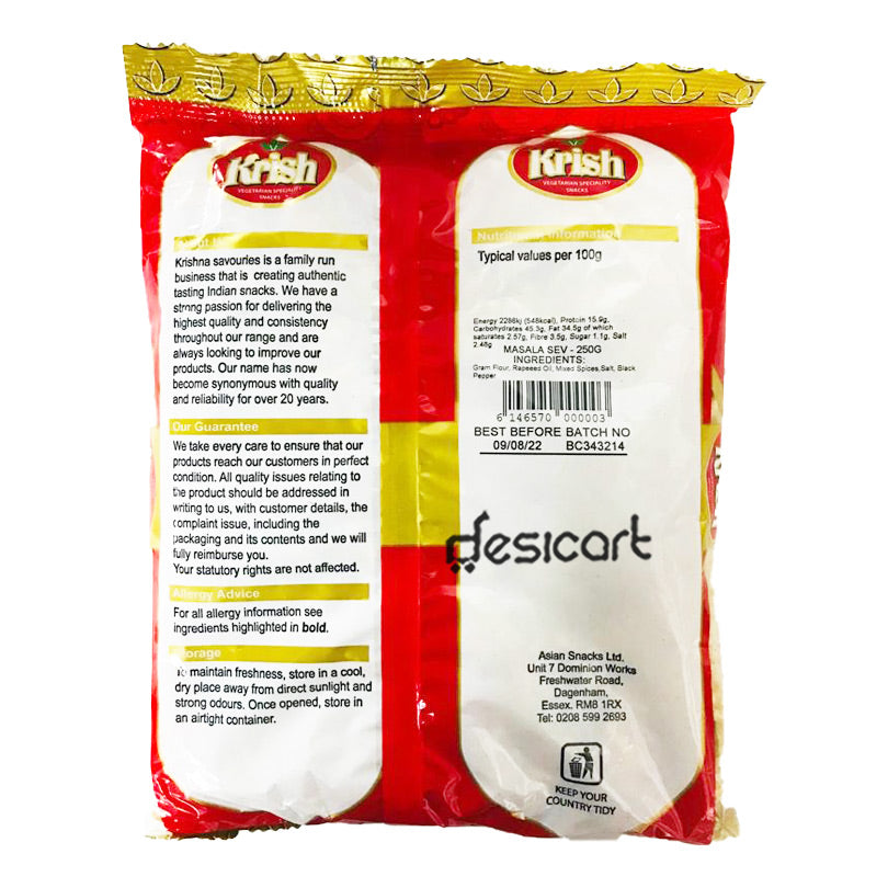 KRISH MASALA SEV 250G