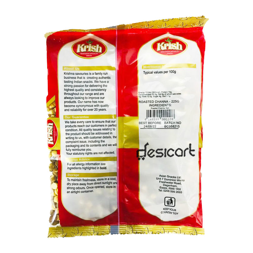KRISH ROASTED CHANNA 225G
