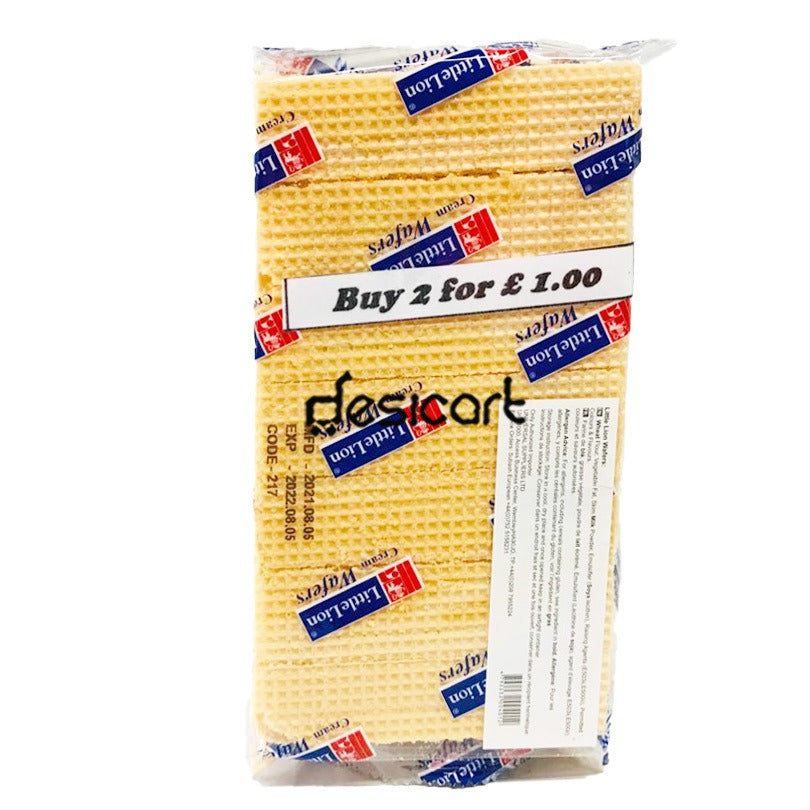 LITTLE LION CREAM WAFERS 2PCS