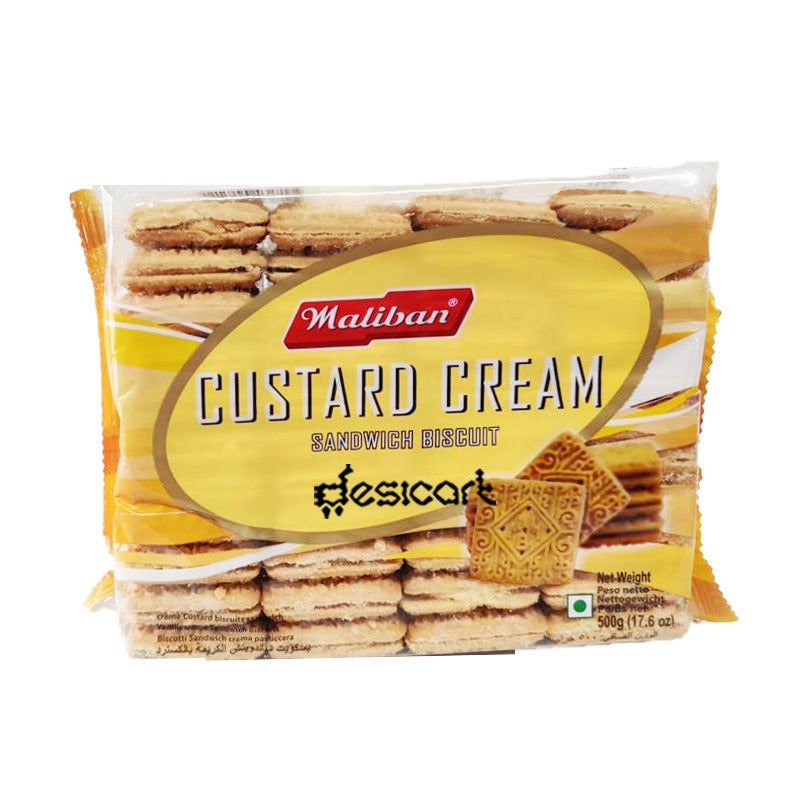MALIBAN CUSTARD CREAM BISCUIT 500g