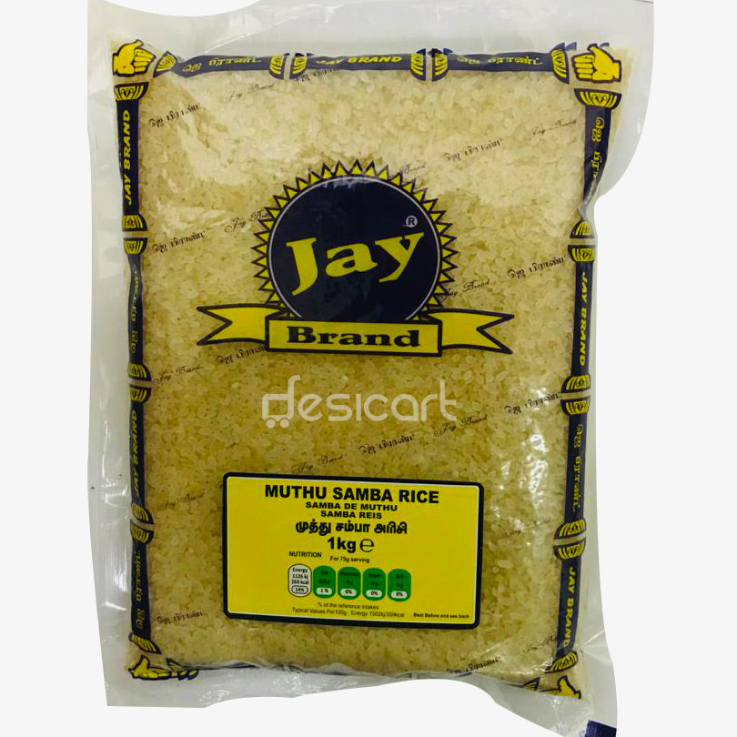 JAY BRAND MUTHU SAMBA RICE 1KG