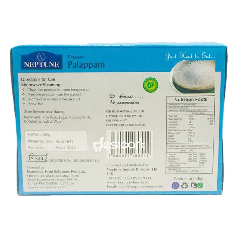 Neptune Frozen Palappam 400g