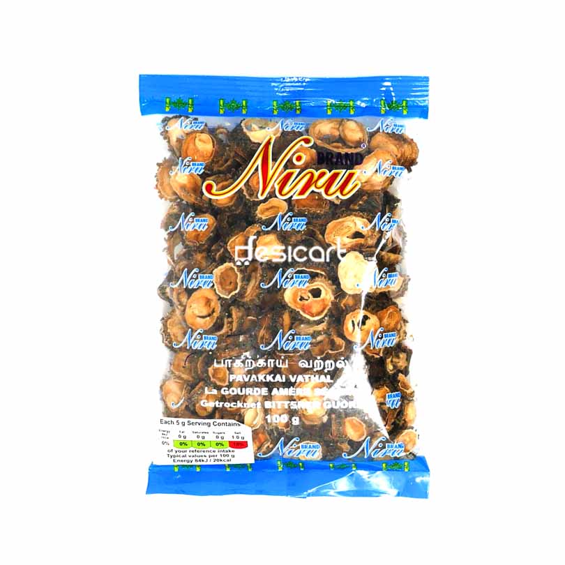 NIRU PAVAKKAI VATHAL 100G