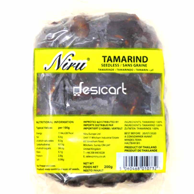 Niru Tamarind Seedless 200g