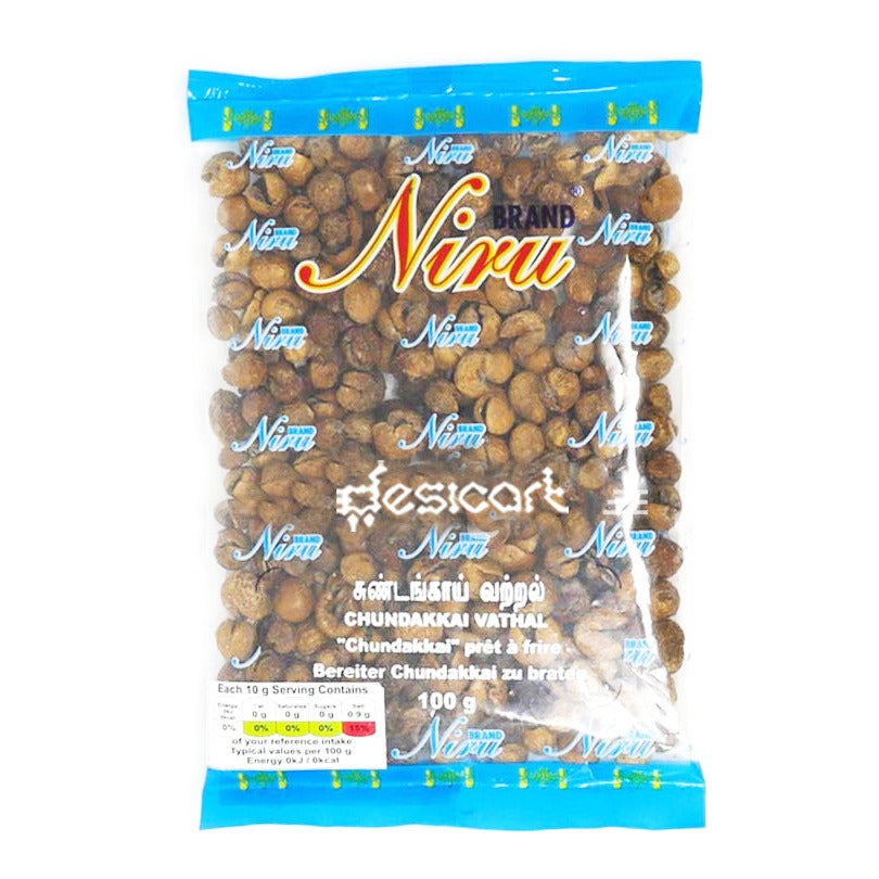 NIRU CHUNDAKKAI VATHAL 100G