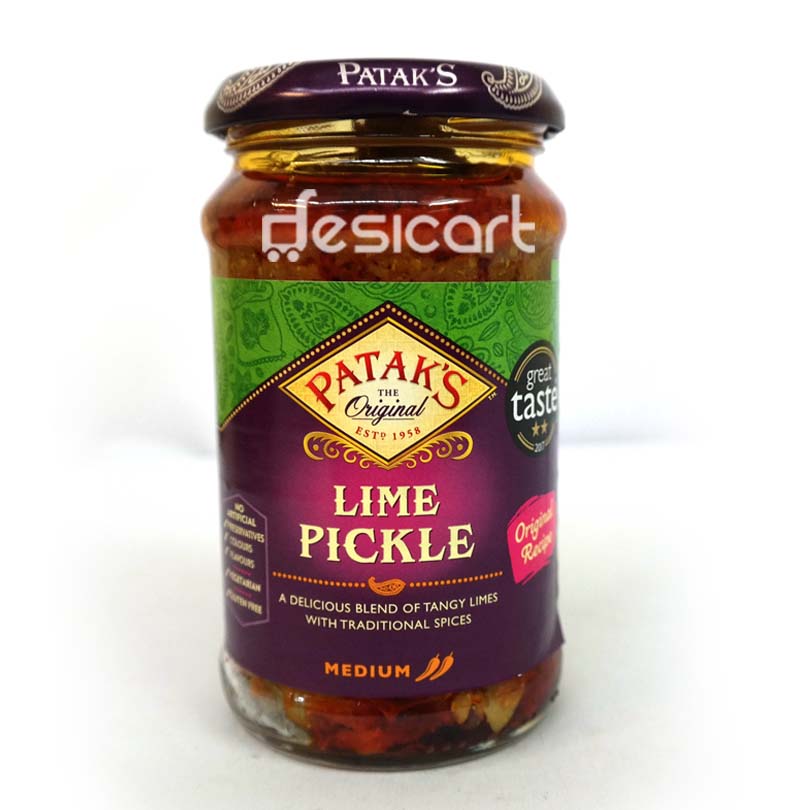 PATAKS LIME PICKLE MILD 283G