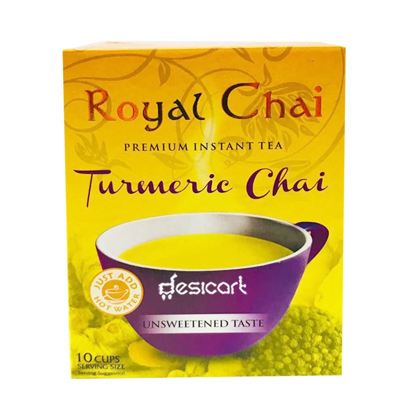 ROYAL CHAI TURMERIC UNSWEETENED (10CUPS)