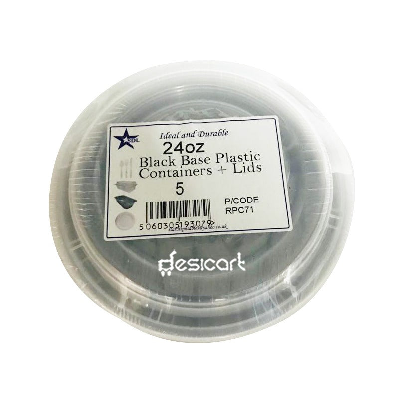 SDL 240Z BLACK BASE PLAS CONTAINER&LIDS
