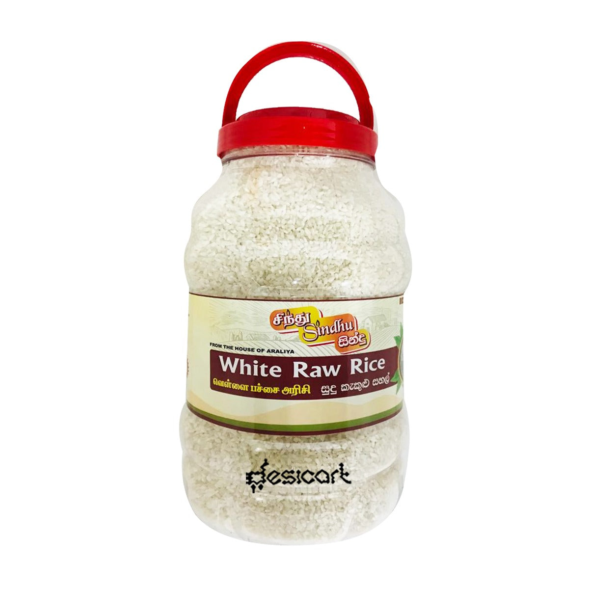 SINDHU WHITE RAW  RICE 5KG