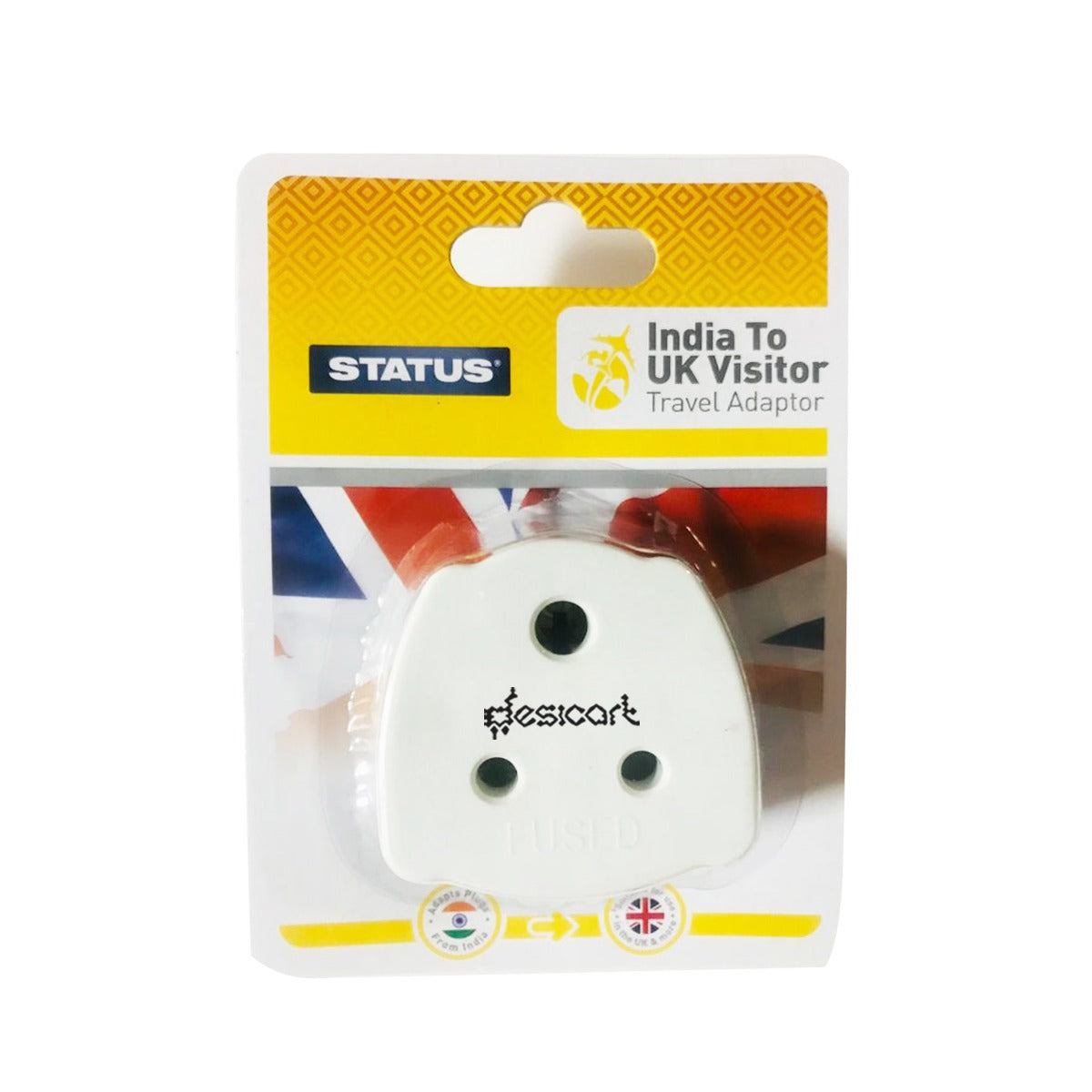 STATUS INDIA TO UK VISITOR ADAPTOR P0146