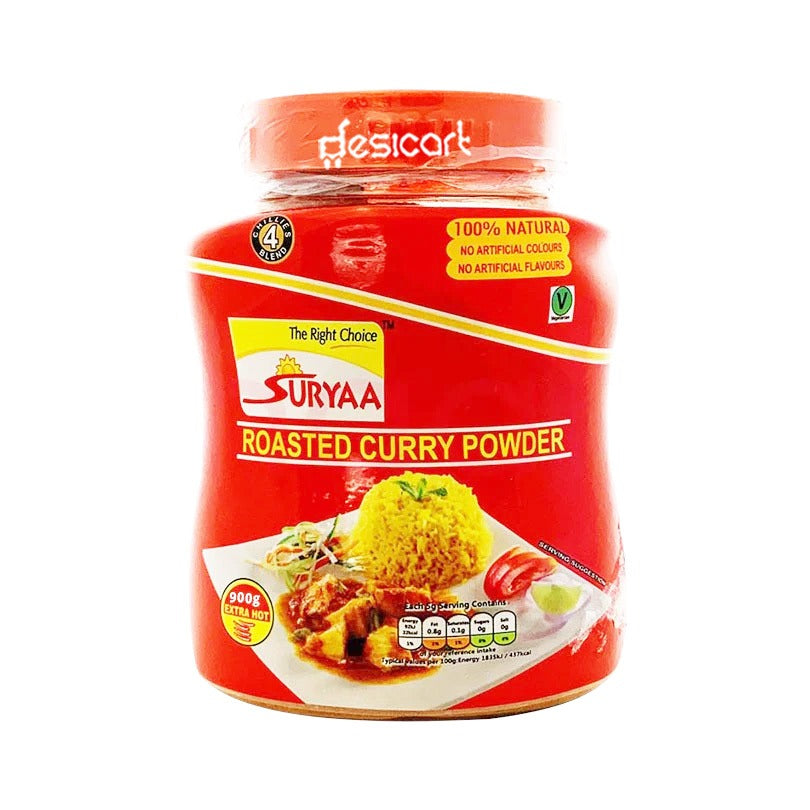 Suryaa Roasted Curry Powder Extra Hot 900g