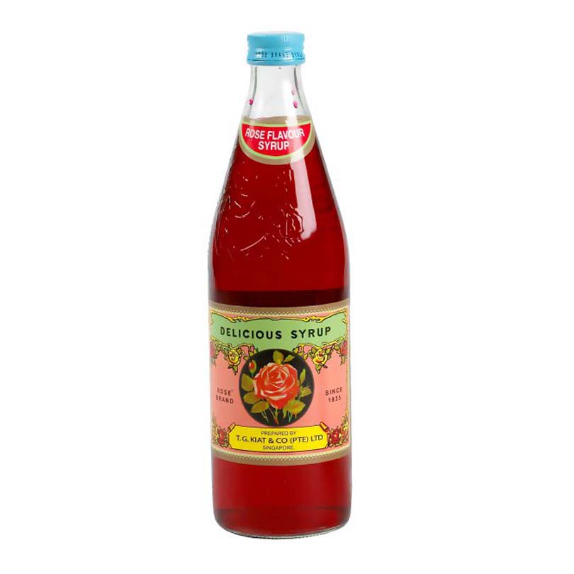 T.G KIAT ROSE SYRUP 750ML