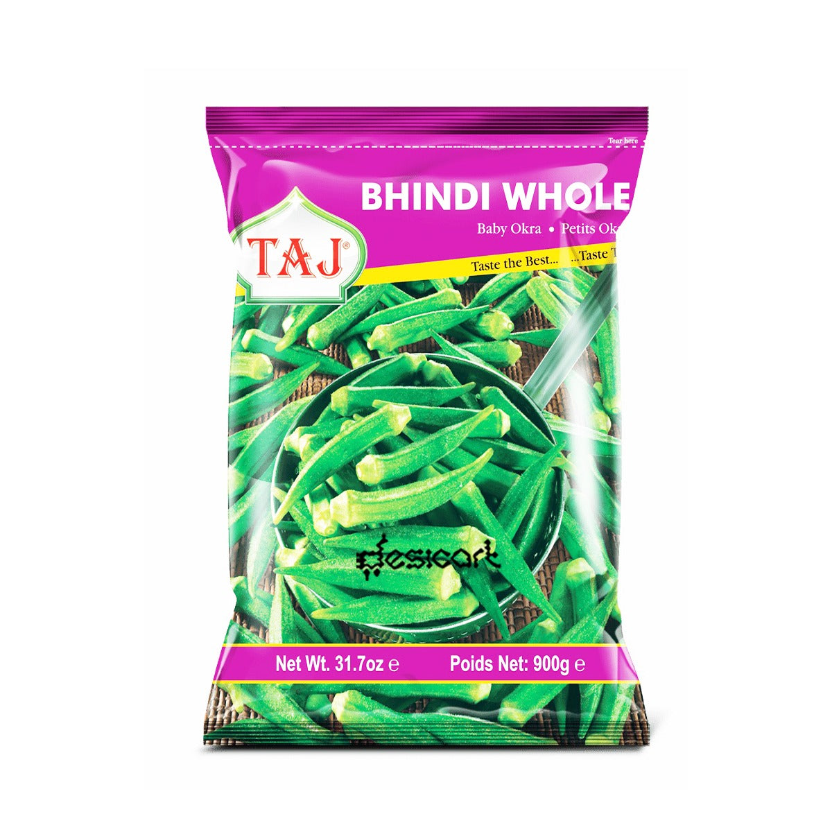 Taj Bhindi Whole Okra 900g