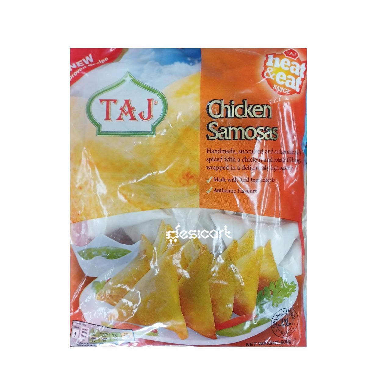 TAJ CHICKEN SAMOSA 600G