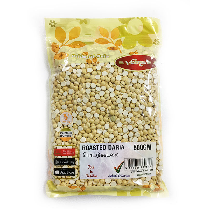VEENA'S ROASTED DARIA 500G