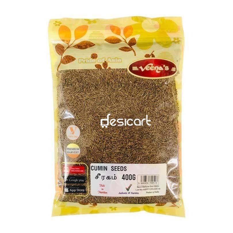 VEENA'S CUMIN SEEDS 400G