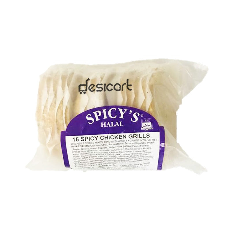 SPICY'S 15 SPICY CHICKEN GRILLS 650G